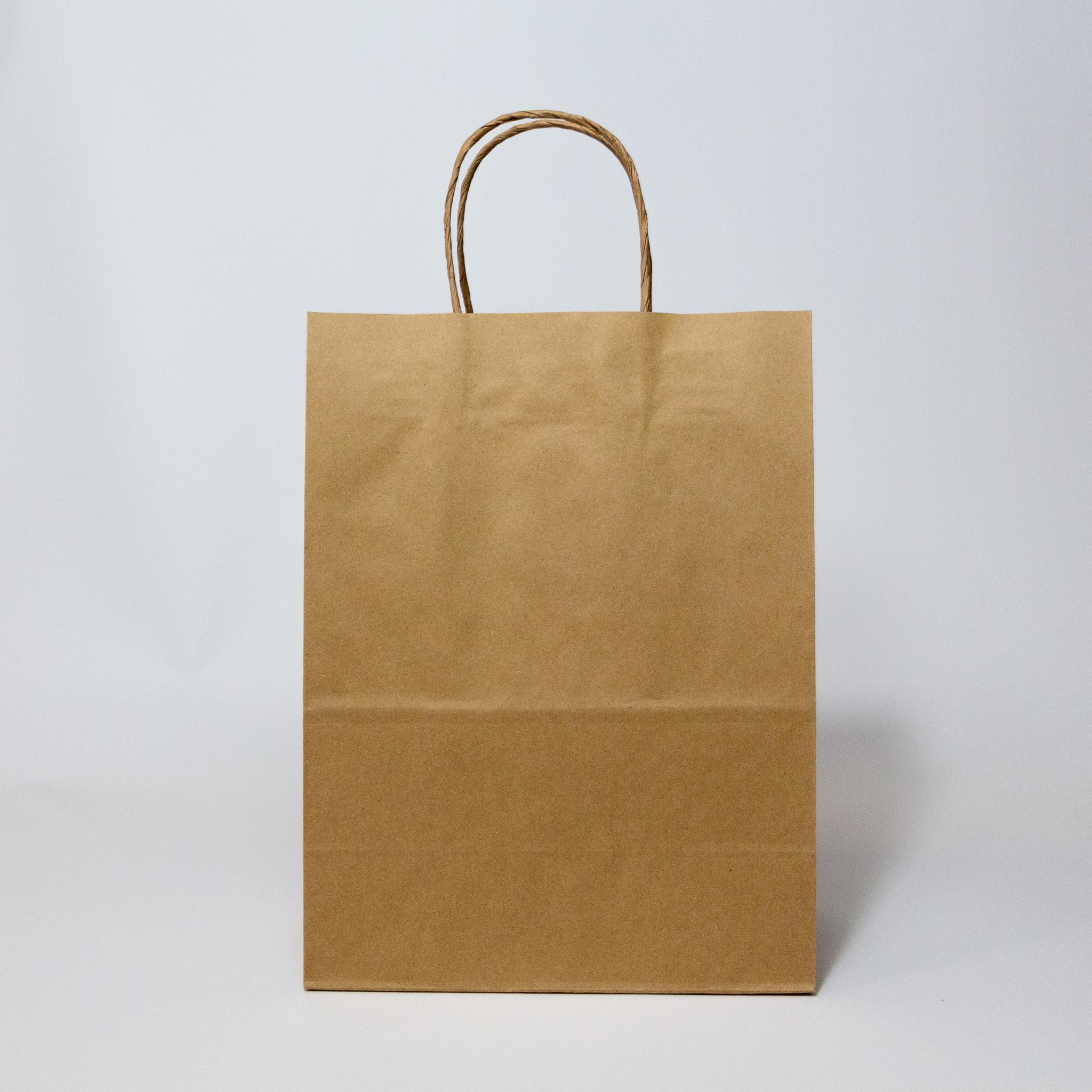 Пакет крафт с витыми ручками 220х120х290 мм 40 шт.