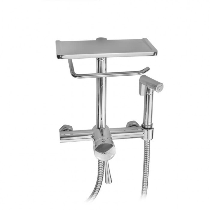 Змішувач з гігієнічним душем Frap F7515 Хром