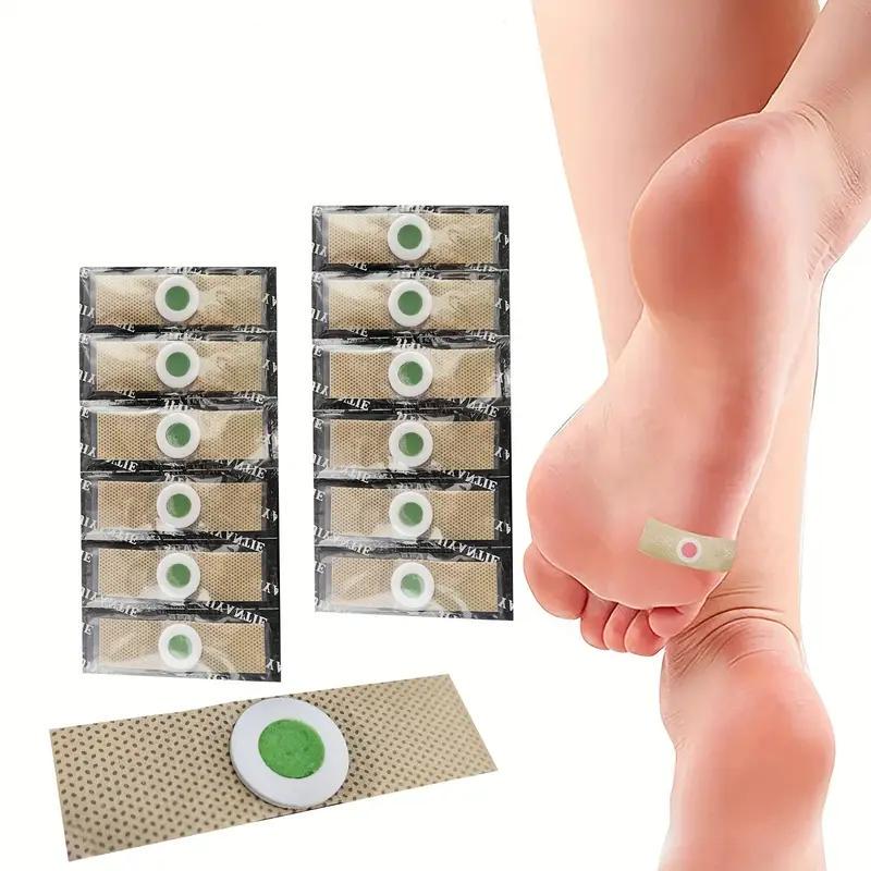 Пластырь от мозолей и натоптышей на растительной основе 12 шт. Бежевый с зеленым (2743174678) - фото 2 Пластырь от мозолей и натоптышей на растительной основе 12 шт. Бежевый с зеленым (2743174678) - фото 2