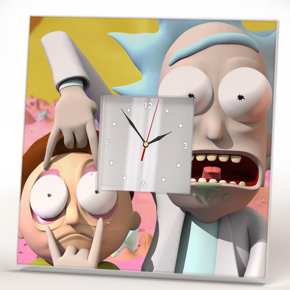 Часы "Rick and Morty" 260x260 мм (C04327)