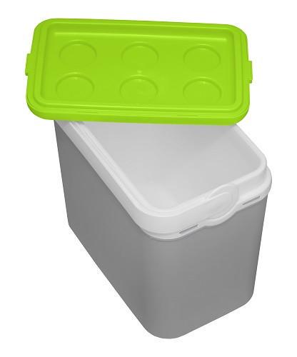 Контейнер изотермический Adriatic 10 л Серый с салатовым - фото 3