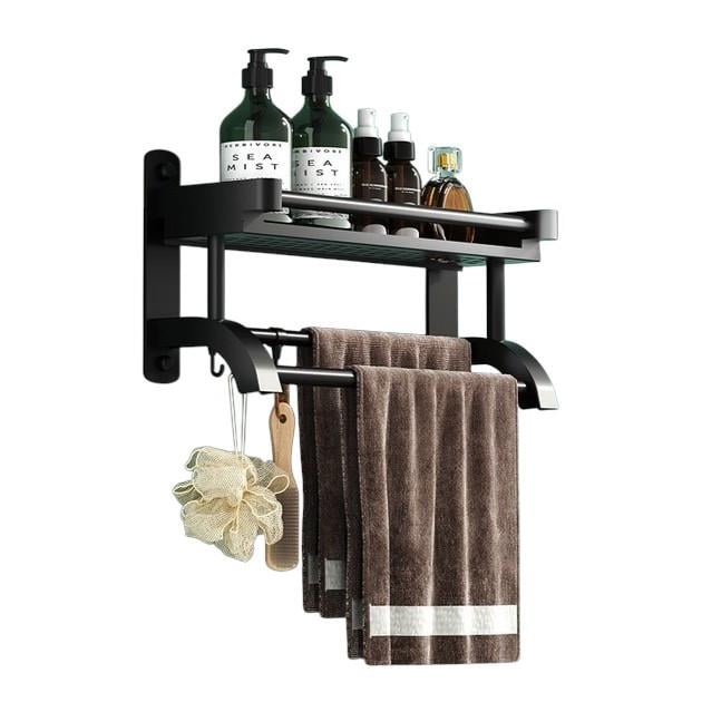 Полиця у ванну кімнату для рушників та шампунів 39,5х18 см (AND-105-20-22PCS) - фото 2 Полиця у ванну кімнату для рушників та шампунів 39,5х18 см (AND-105-20-22PCS) - фото 2