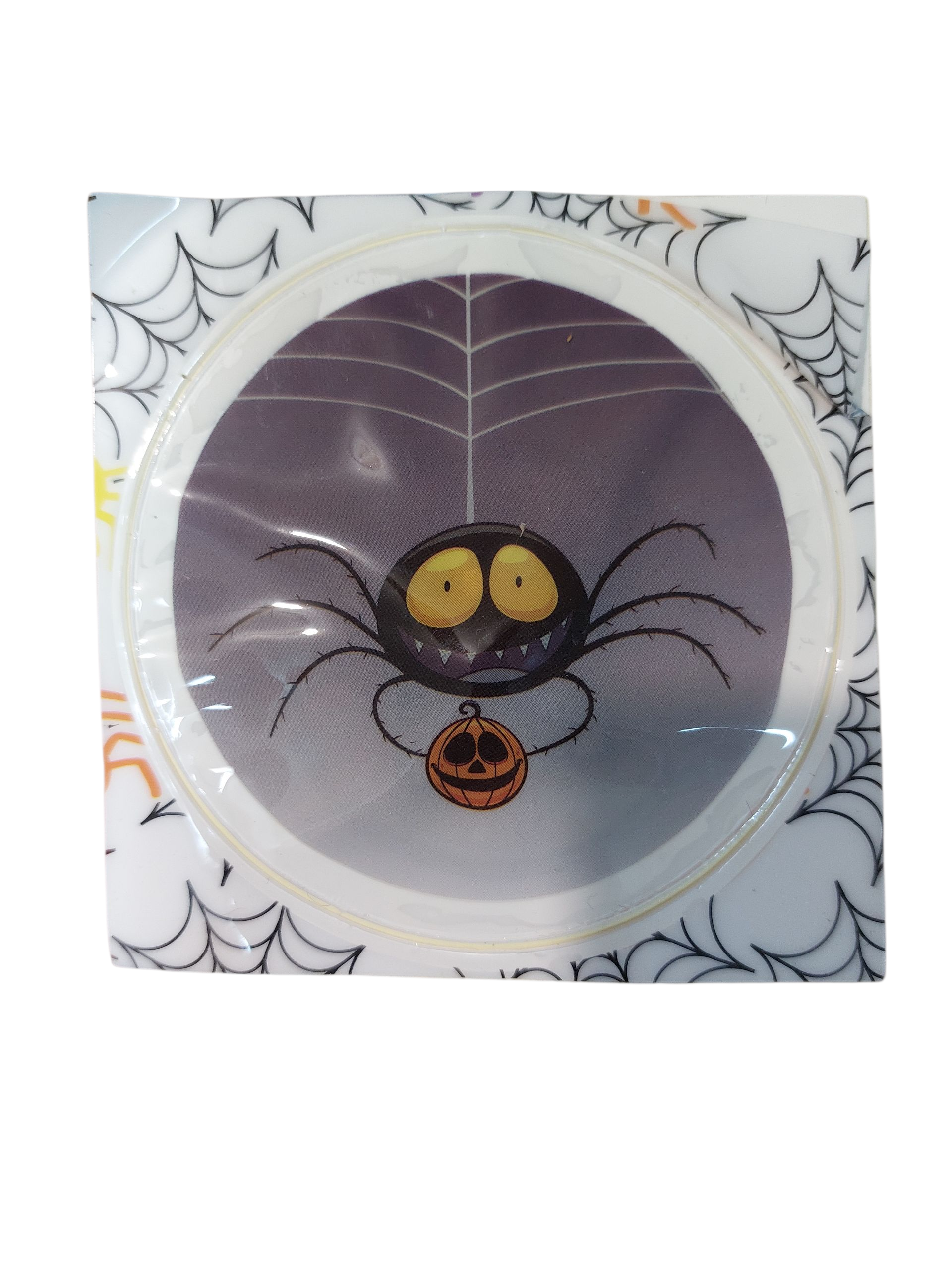 Наклейка для Хэллоуин Паук 8 см Разноцветный (026176)