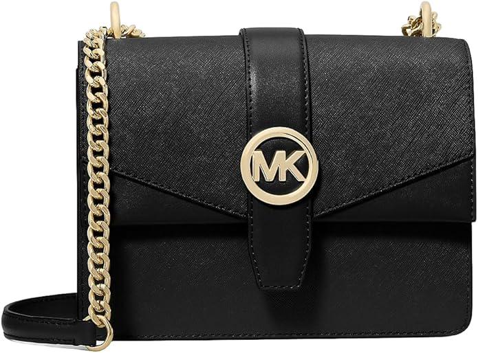 Сумка Michael Kors Greenwich Small Saffiano Leather Crossbody Black (35S5GGRC1L)