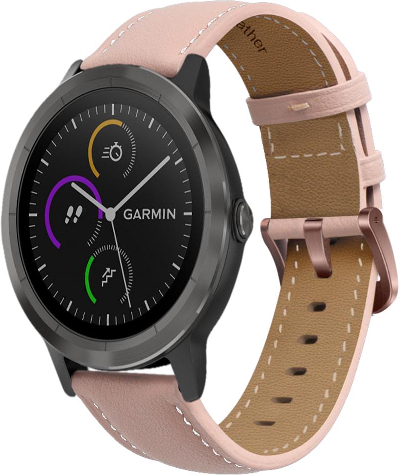 Ремешок кожаный Folsa для Garmin Vivoactive 3 Powdery (31511-0C)