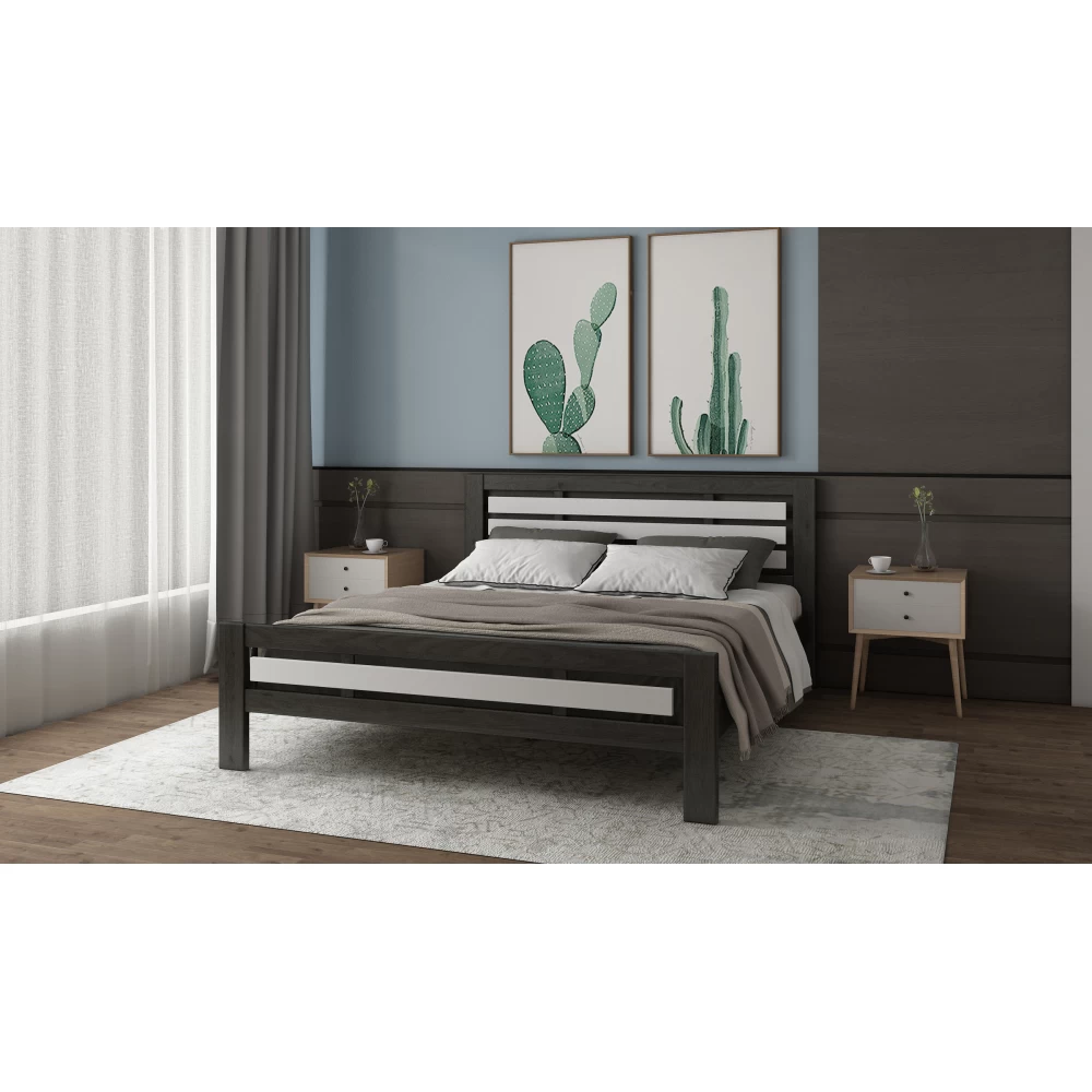 Кровать деревянная Роял 140х200 см Гнилая вишня Кровать деревянная Роял 140х200 см Гнилая вишня