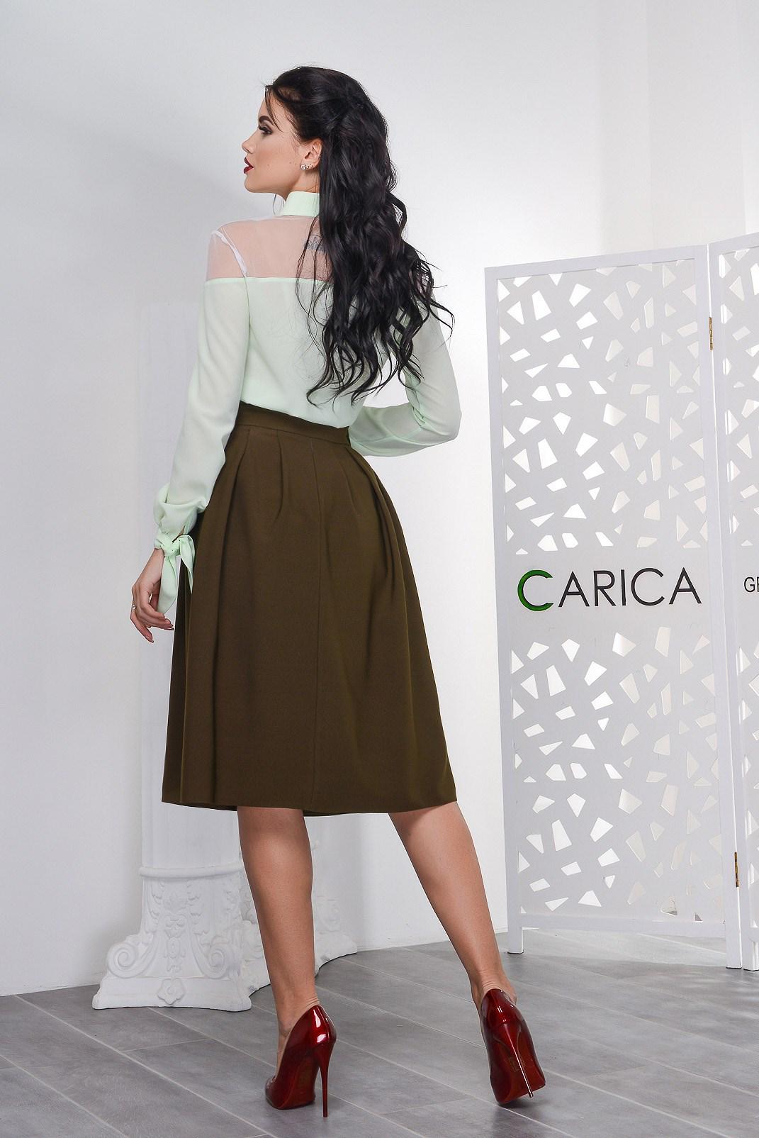 Юбка Carica UB-3046-12 XS Хаки (2000002010043)