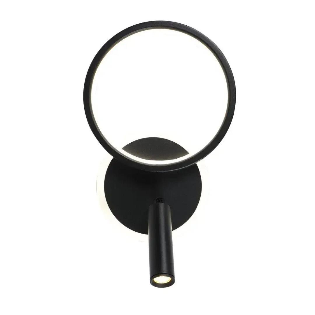 Бра светодиодная Valeso 44W с металлическим каркасом 3000-6500K Черный (G H24 BK 44W)