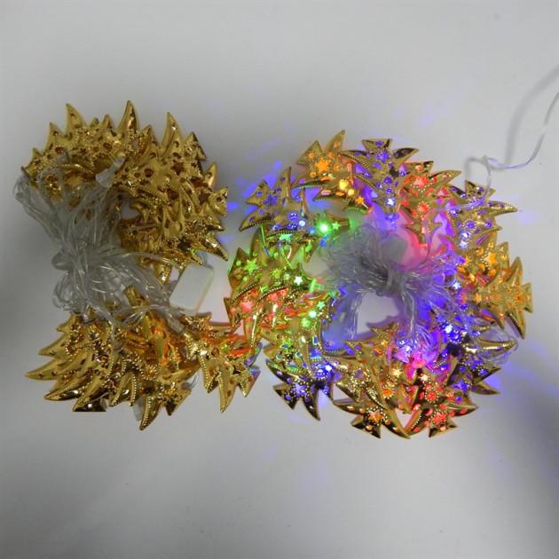 Гирлянда новогодняя светодиодная Decorative Light Елка 6,5 см 20 Led (100667)