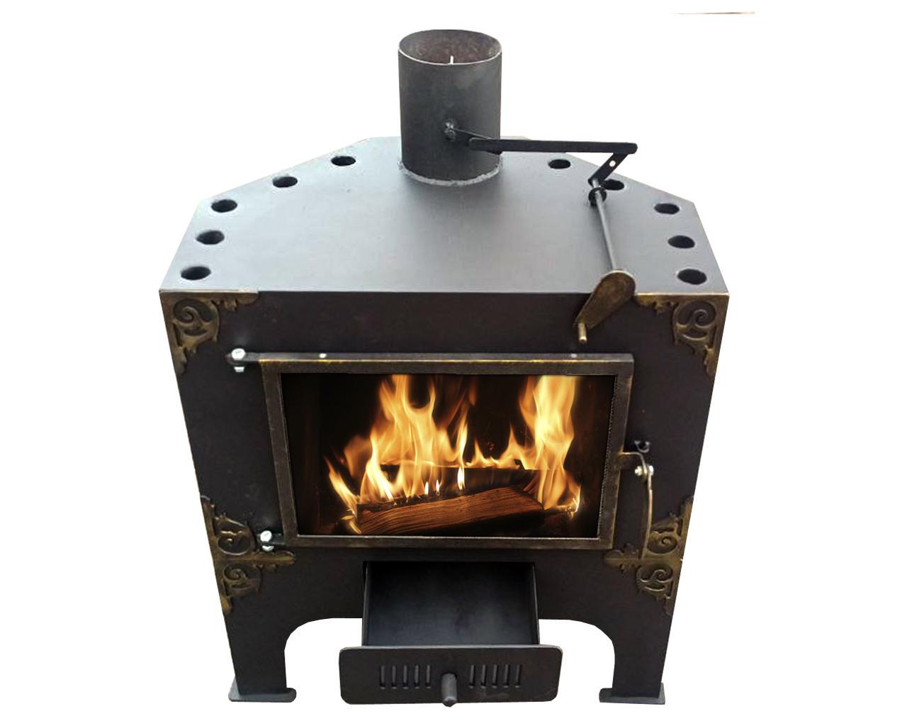 Камин Kram-kovka Велес стальной напольный угловой 5 мм Камин Kram-kovka Велес стальной напольный угловой 5 мм