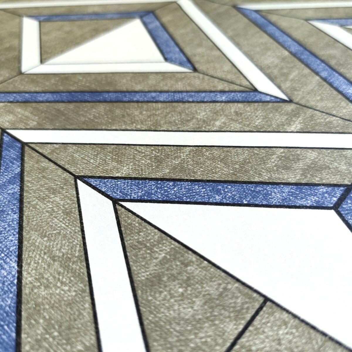 Плівка самоклеюча 0,45х10 м х0,07 мм Волошкові ромби SW-00001256 - фото 2 Плівка самоклеюча 0,45х10 м х0,07 мм Волошкові ромби SW-00001256 - фото 2