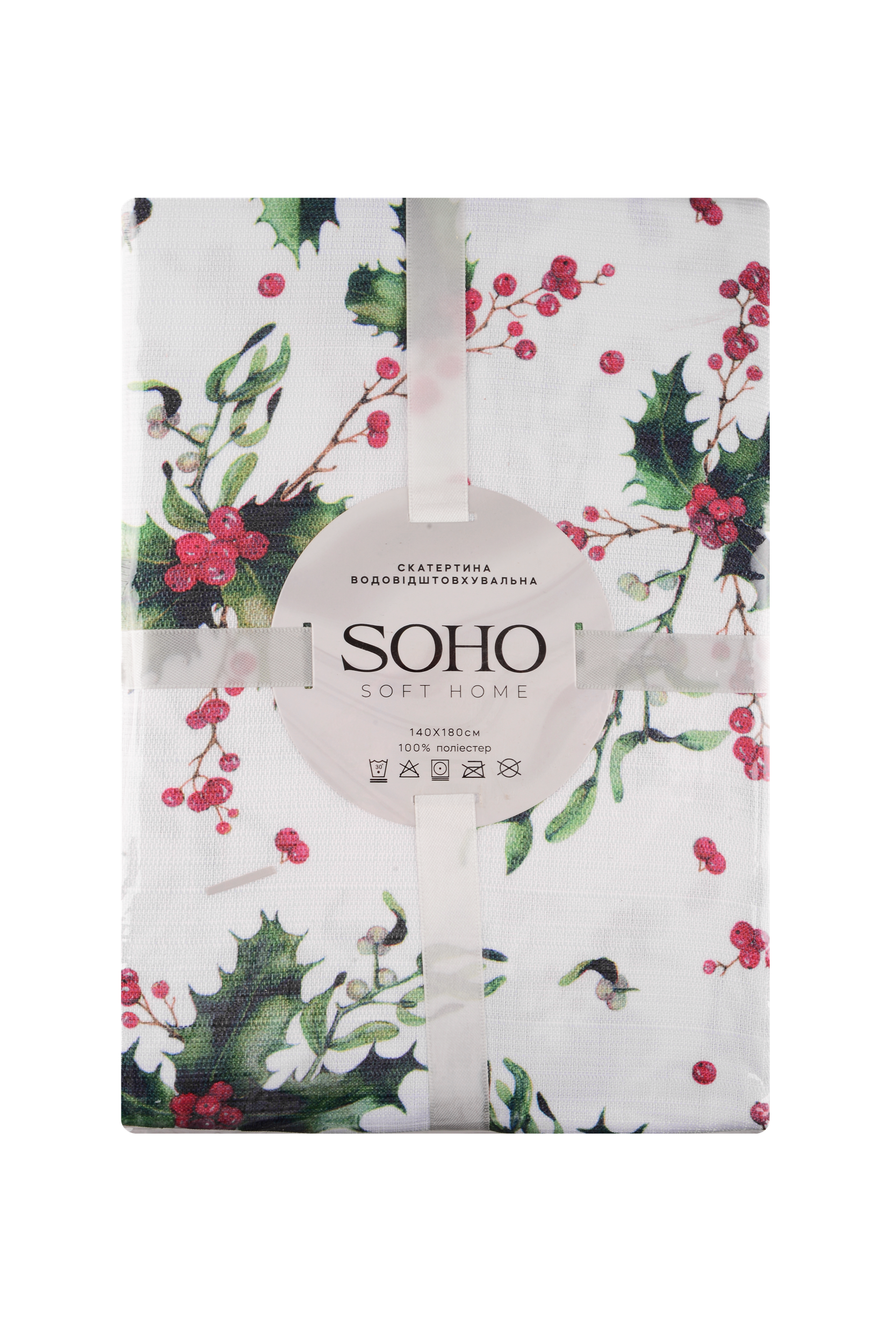 Скатерть водоотталкивающая SOHO Viburnum 140х180 см (04-TC-00606-1)