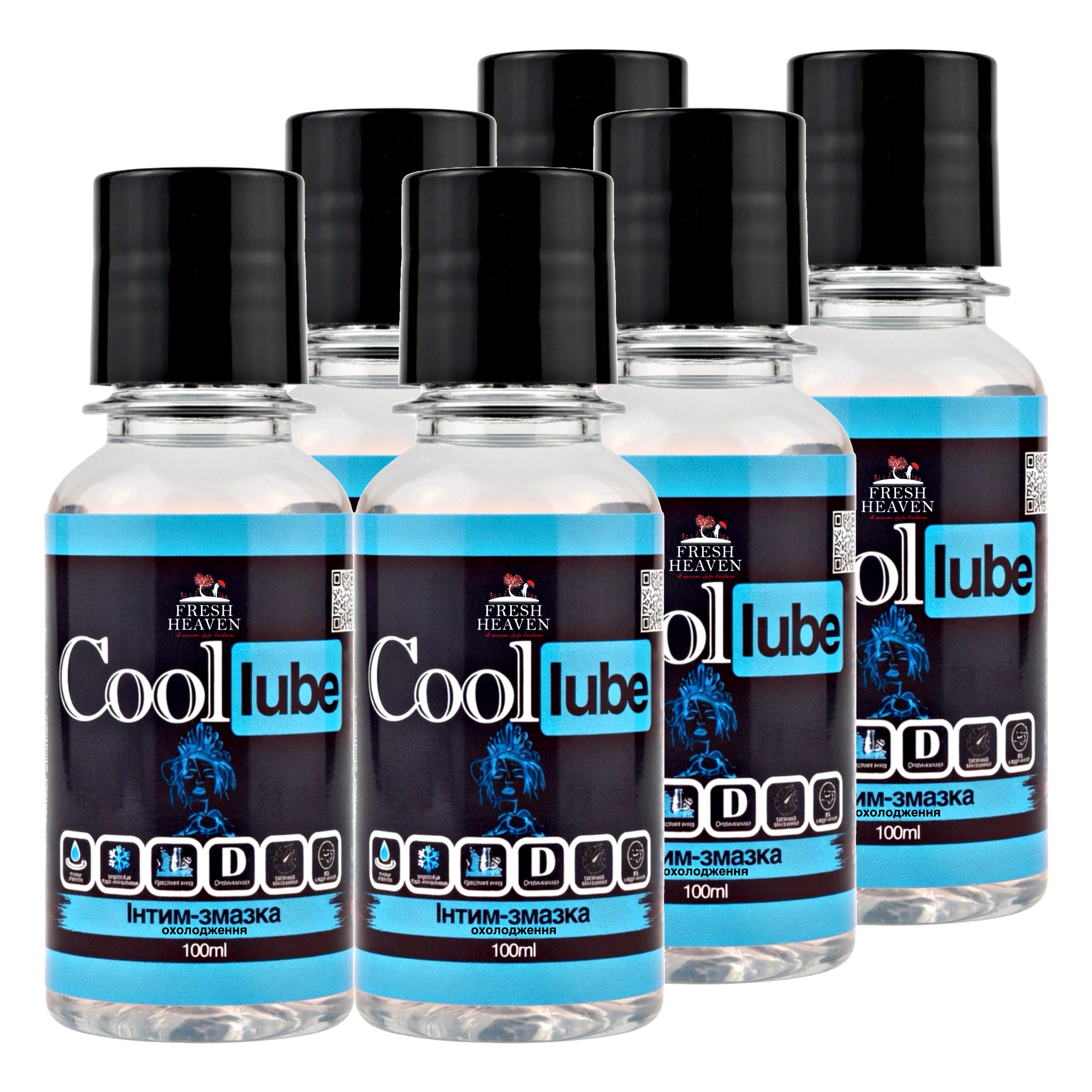 Интим-смазка охлаждающая Fresh Heaven Cool Lube Travel 100 мл 6 шт. (31800025)