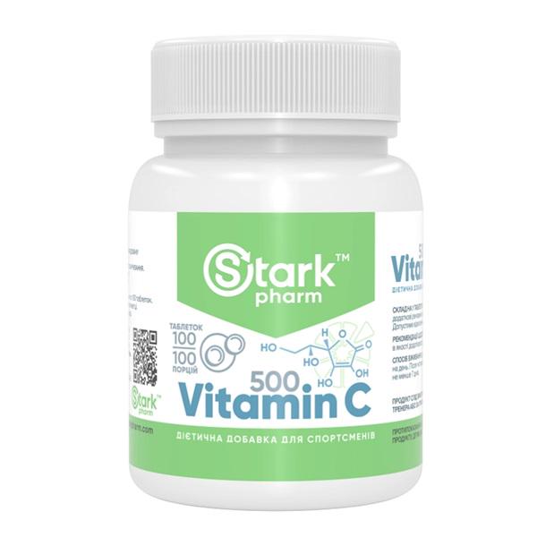 Вітамін C для спорту Stark Pharm Stark Vitamin C 500 mg 100 Tabs