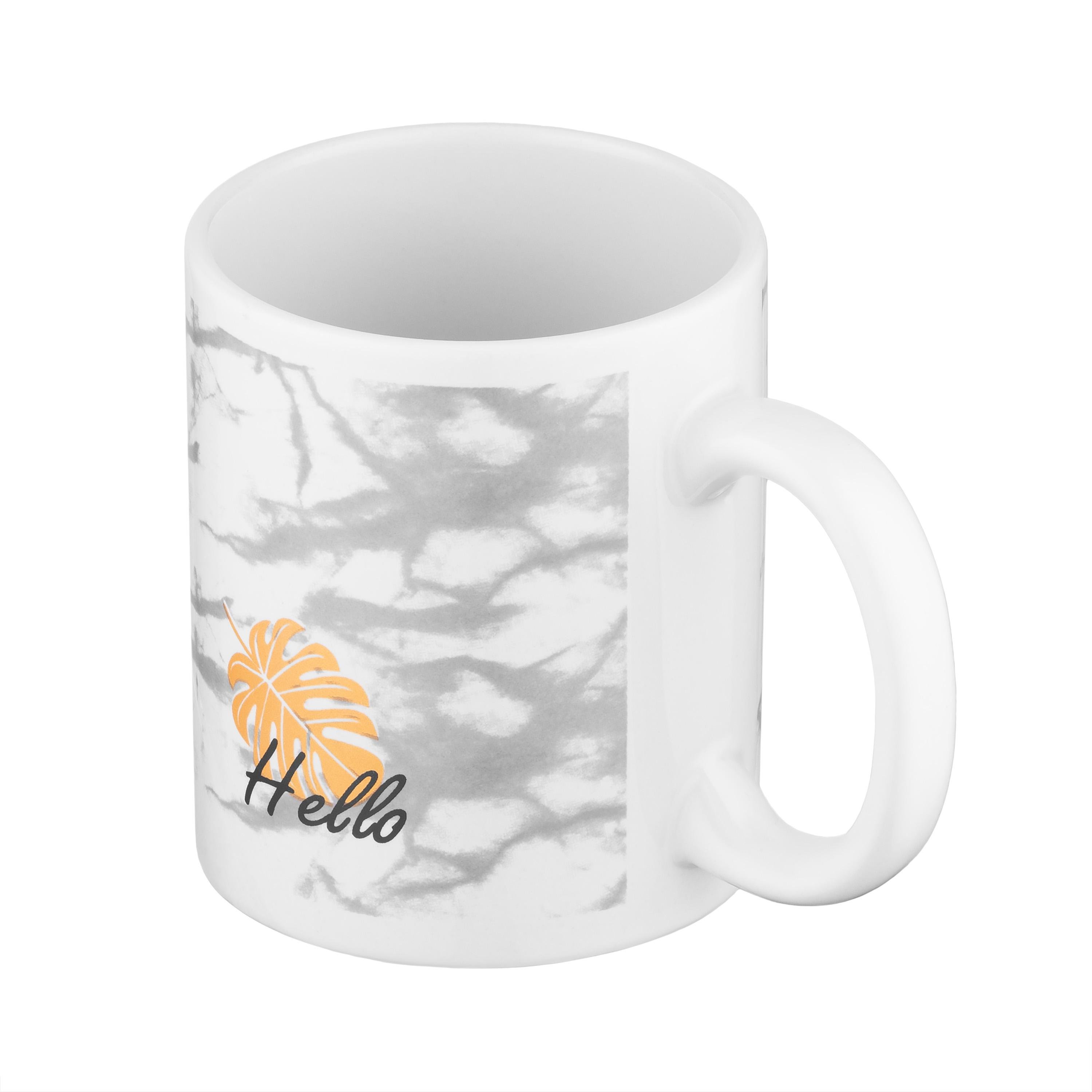 Чашка Ardesto Hello 330 мл Белый с серым (AR3048WG) - фото 3 Чашка Ardesto Hello 330 мл Белый с серым (AR3048WG) - фото 3