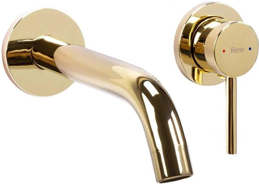 Смеситель для умывальника Rea Owen Золотистый (REAB5333) Смеситель для умывальника Rea Owen Золотистый (REAB5333)