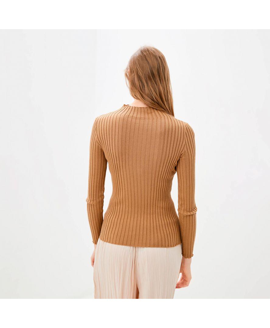 Жiночий гольф KELLY S/M Карамель (021319) - фото 3