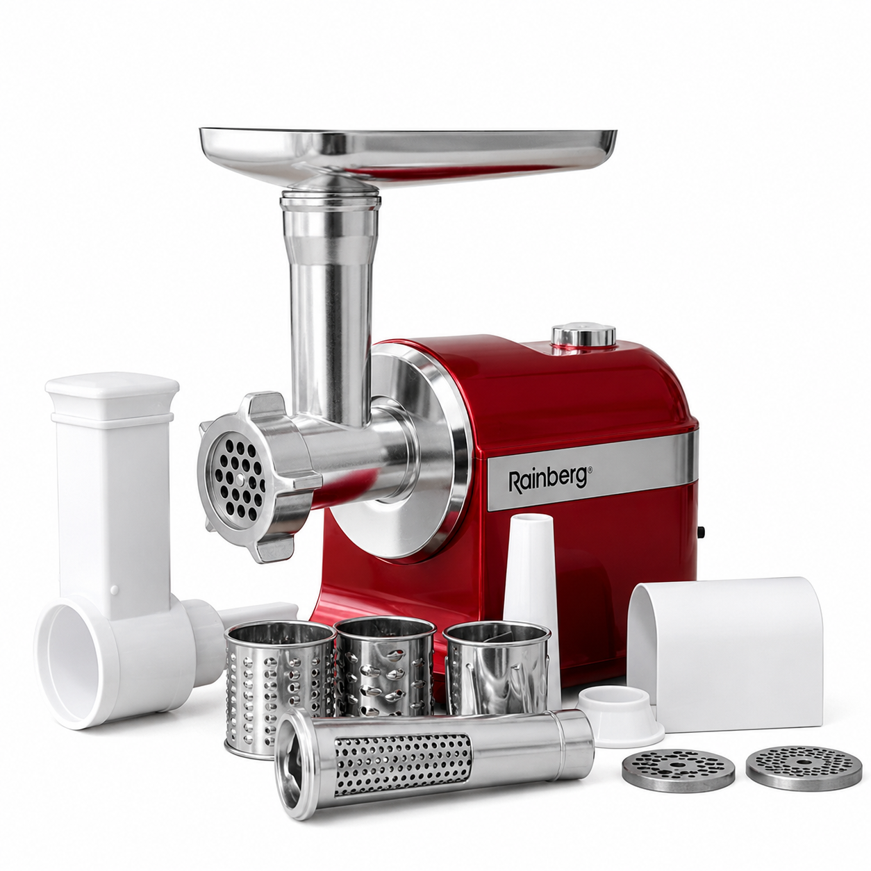 Мясорубка электрическая Rainberg RB-2270 3800 Вт Красный