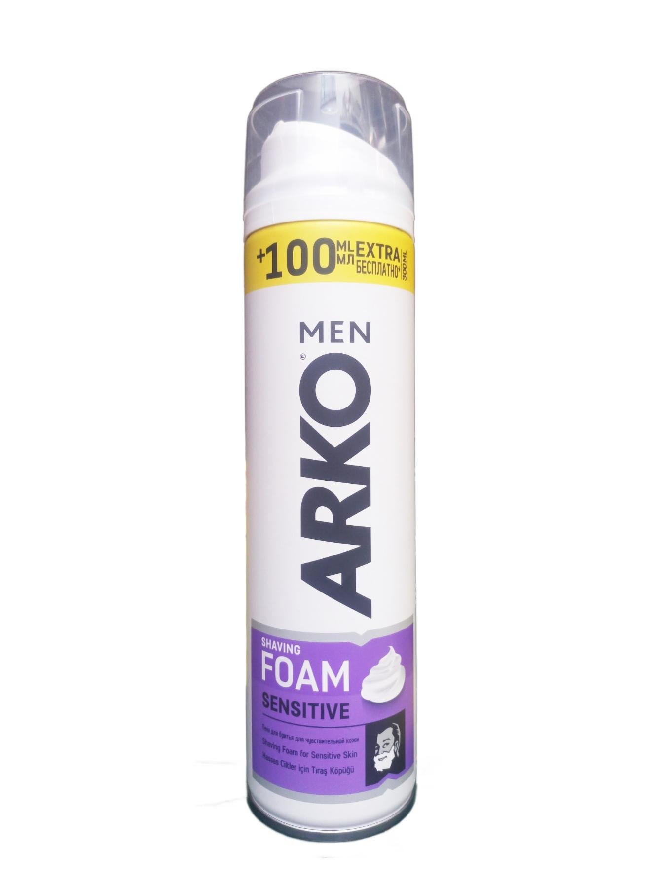 Пена для бритья Arko Men Sensitive 300 мл (120003)