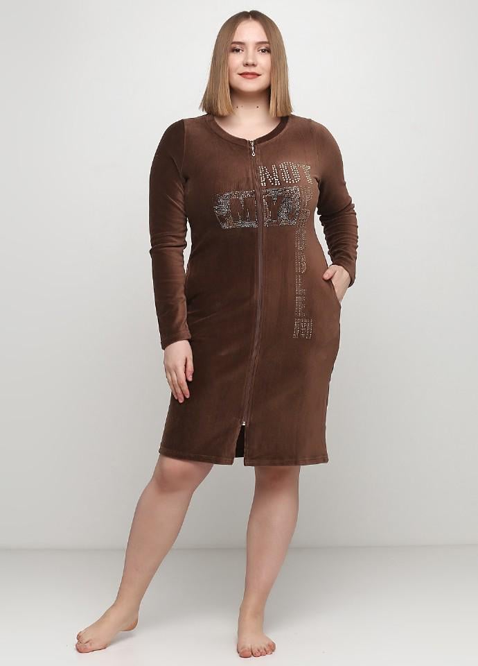 Халат Romeo Life 4XL Коричневый (3141) Халат Romeo Life 4XL Коричневый (3141)