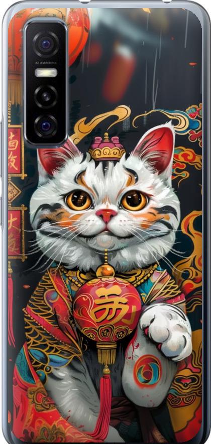 Чехол на Vivo Y73S China Cat v2 (6135u-2159-42517)