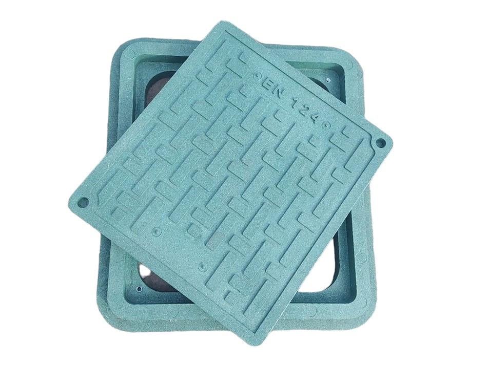 Люк прямоугольный садовый ВОЮС Тетрис 540х490 мм Зеленый - фото 2 Люк прямоугольный садовый ВОЮС Тетрис 540х490 мм Зеленый - фото 2