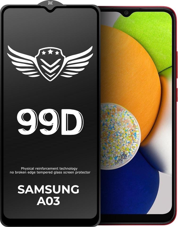 Стекло защитное FlyGuard Samsung Galaxy A03 A035 Full Glue (31290)