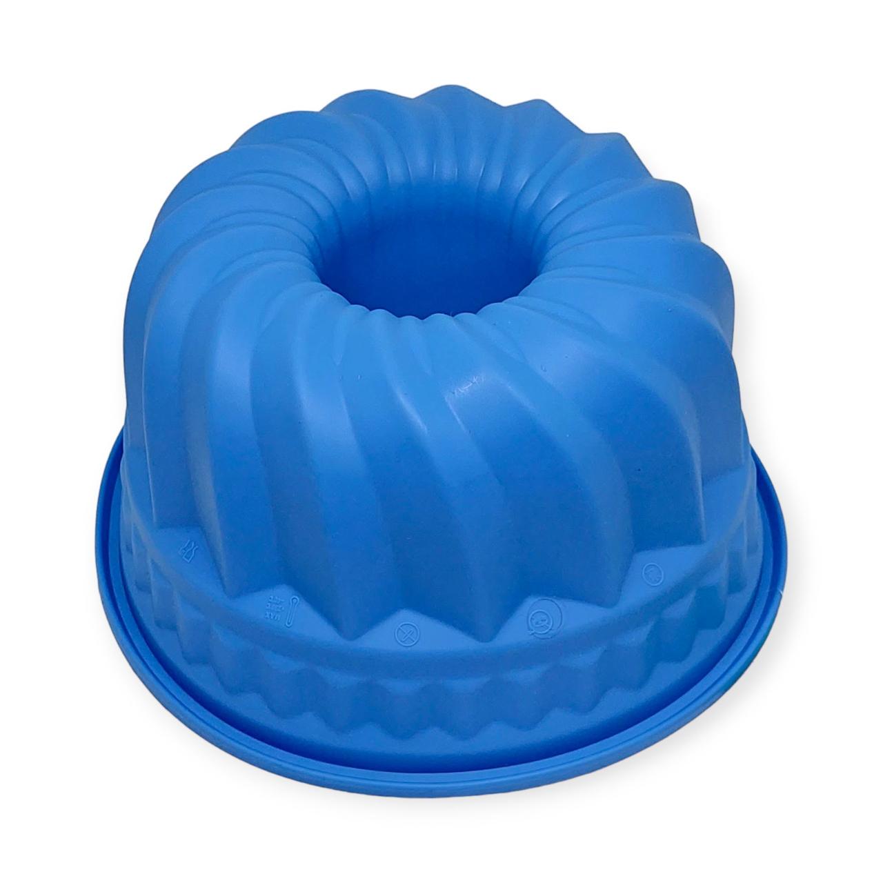 Форма для випічки Profsil Кекс із втулкою 23,2 см Блакитний (204703-бла)