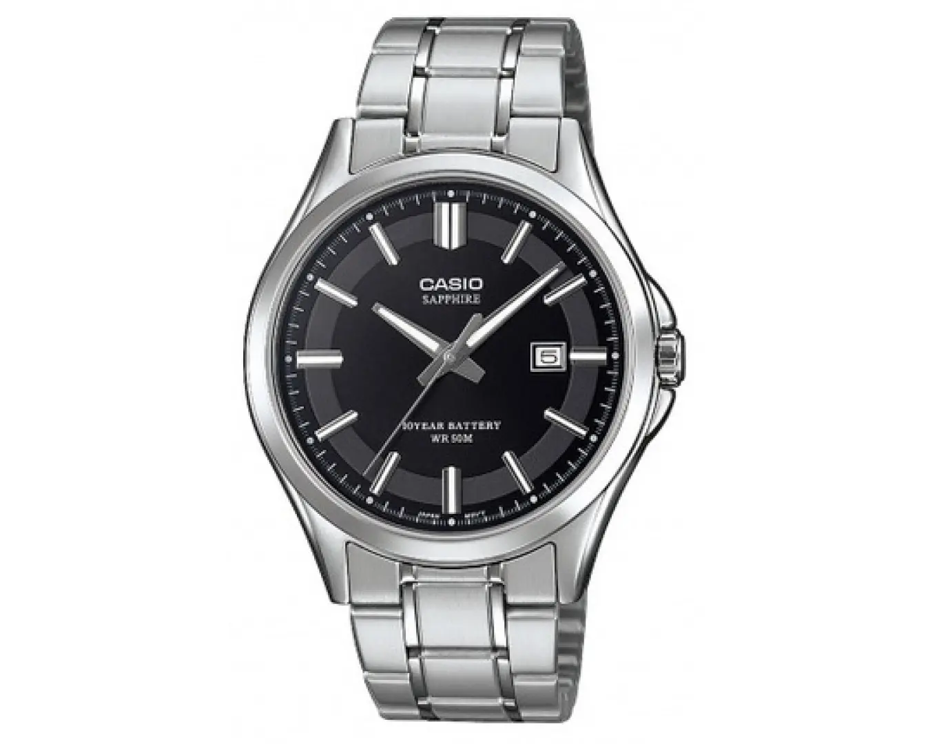 Наручний годинник чоловічий Casio MTS-100D-1AVDF сапфірове скло d 41.3 мм (2449304395)