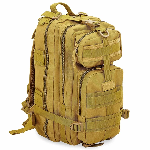 Рюкзак тактический штурмовой Silver Knight 3P 43x22x18 см 17 л Хаки (RO02288)