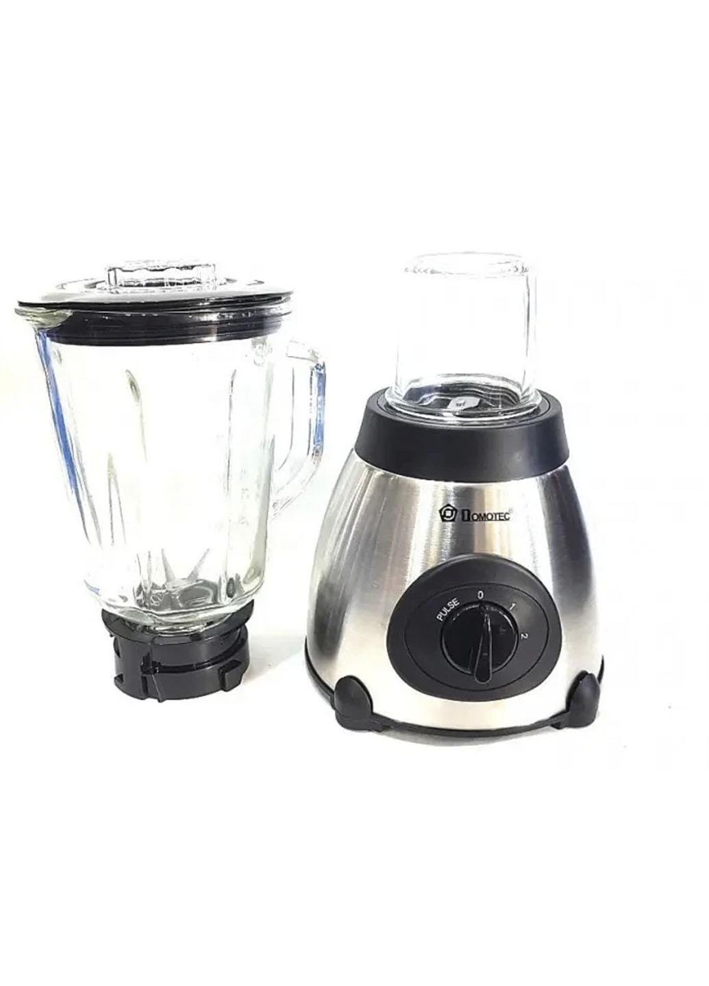Блендер стационарный Domotec 6609 MS 2в1 с чашей 1,5 л 1000 Вт Серый (660966)