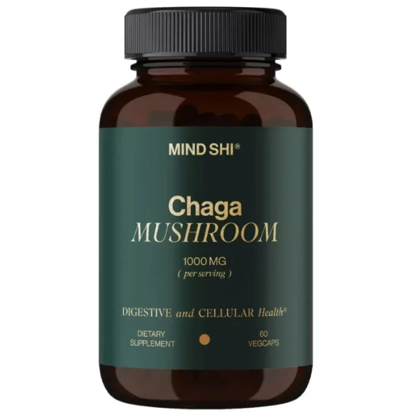 Чага MIND SHI Chaga Mushroom 1000 мг 60 капсул