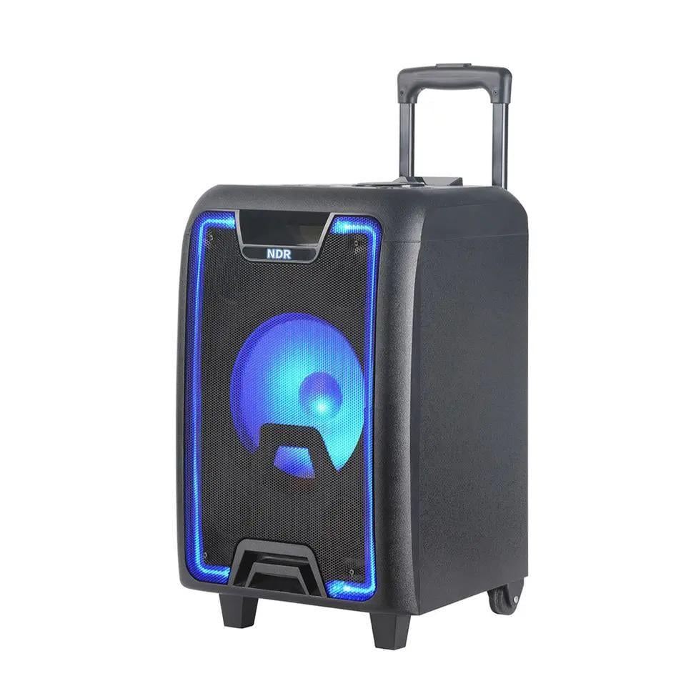 Портативная акустическая система Winso NDR-2010 RGB с микрофоном и пультом 10" (24731bba)