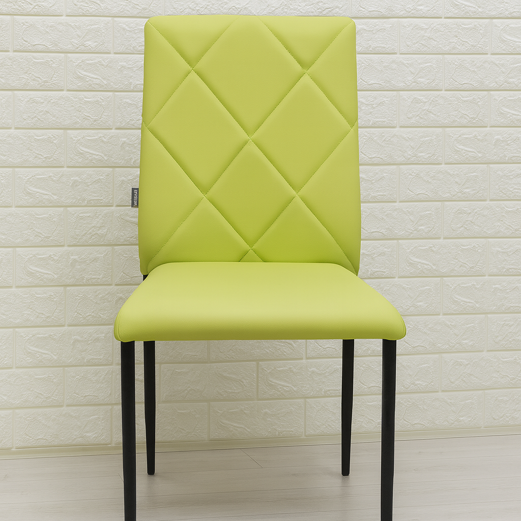 Кухонний стілець Комфорт 45х45х100 см Салатовий/Чорний (28374277)