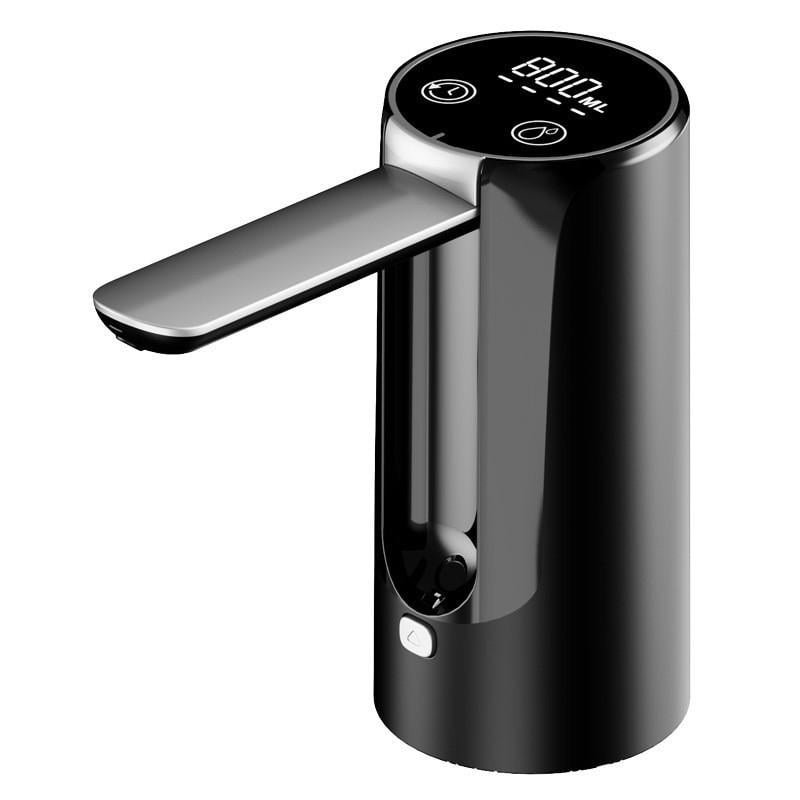 Помпа акумуляторна автоматична для води USB-заряд AND Чорний/Сріблястий (LY-1081)