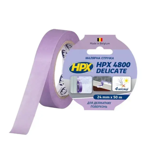 Малярная лента HPX для тонких поверхностей 24 мм 50 м (PW2550)