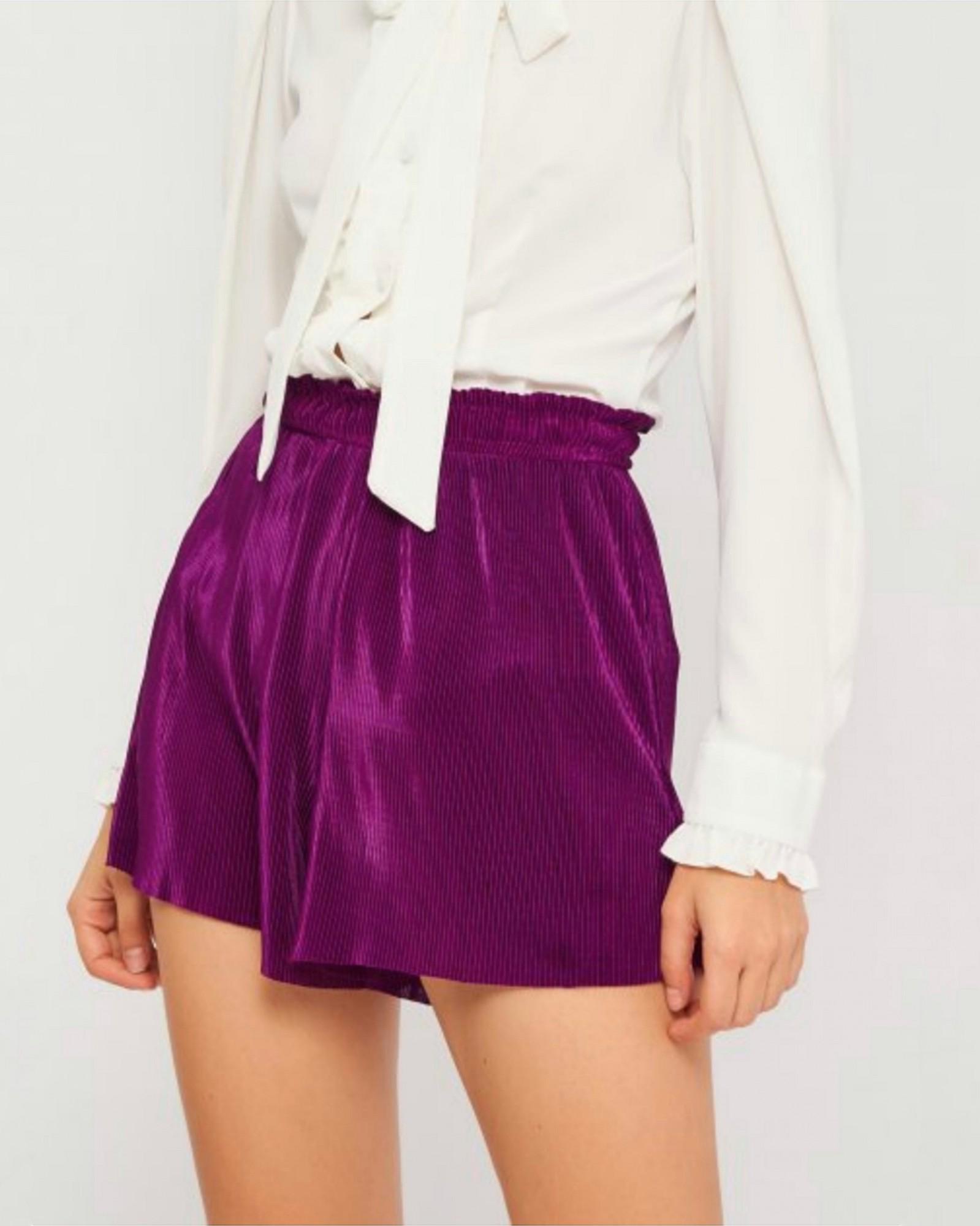 Шорты-бермуды ZARA 9405 М Фиолетовый (28)