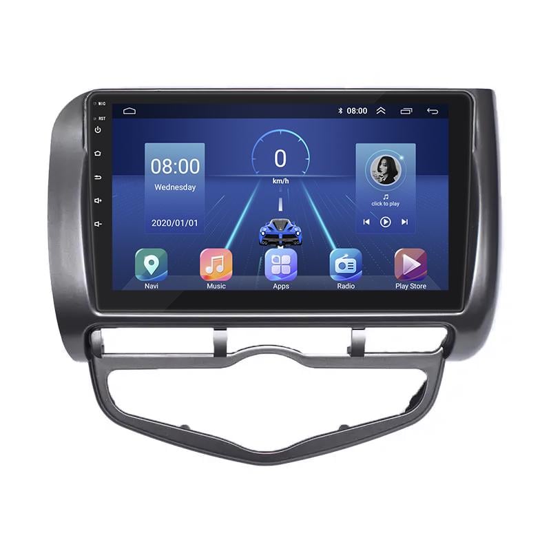 Штатная магнитола Lesko для Honda Jazz I Рестайлинг 2005-2008 экран 9" 4/32 4G Top Хонда Штатная магнитола Lesko для Honda Jazz I Рестайлинг 2005-2008 экран 9" 4/32 4G Top Хонда