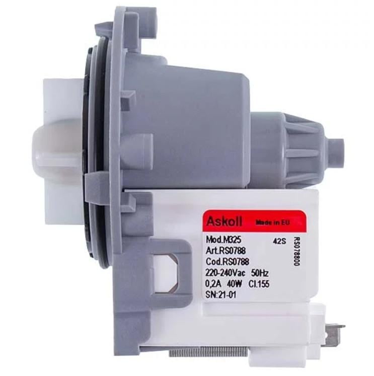 Насос для пральної машини Askoll M231 XP 40W - фото 5 Насос для пральної машини Askoll M231 XP 40W - фото 5