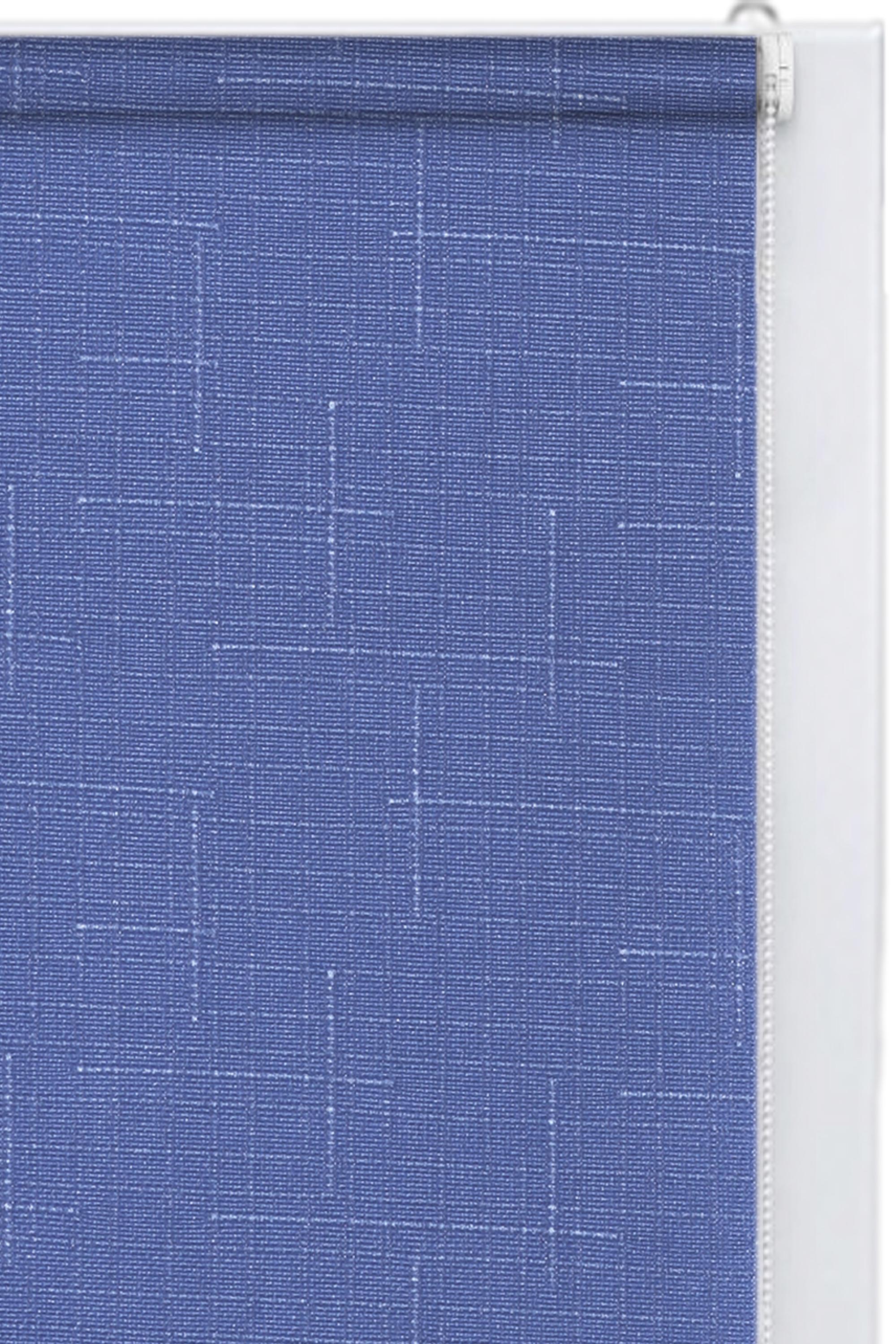 Ролета тканевая Decolux 47,5х160 см LEN Синий - фото 2