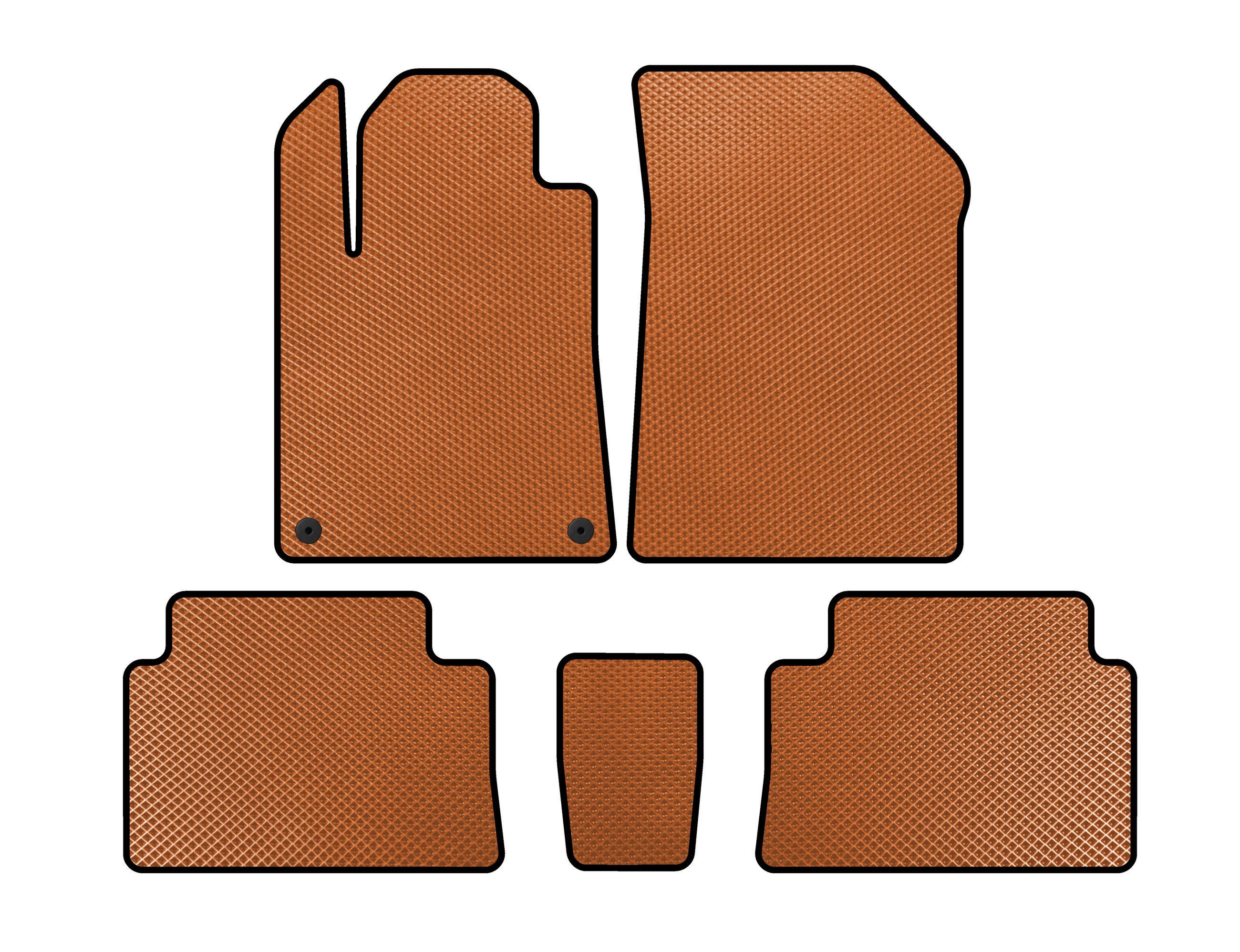 Коврики Digital Designs EVA для Citroen C-5 2001-2008 гг. этилвинилацетат Оранжевый (144471)