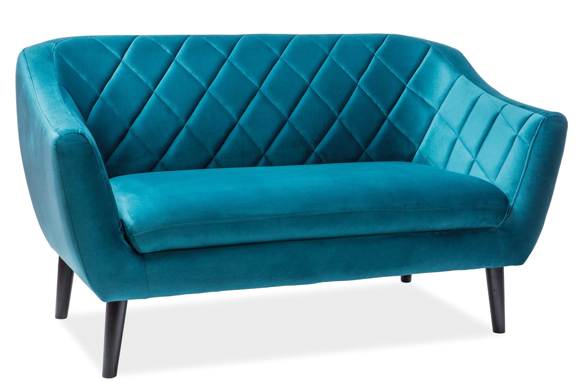 Диван Molly Velvet 2 Бирюзовый (MOLLY2V85TU)