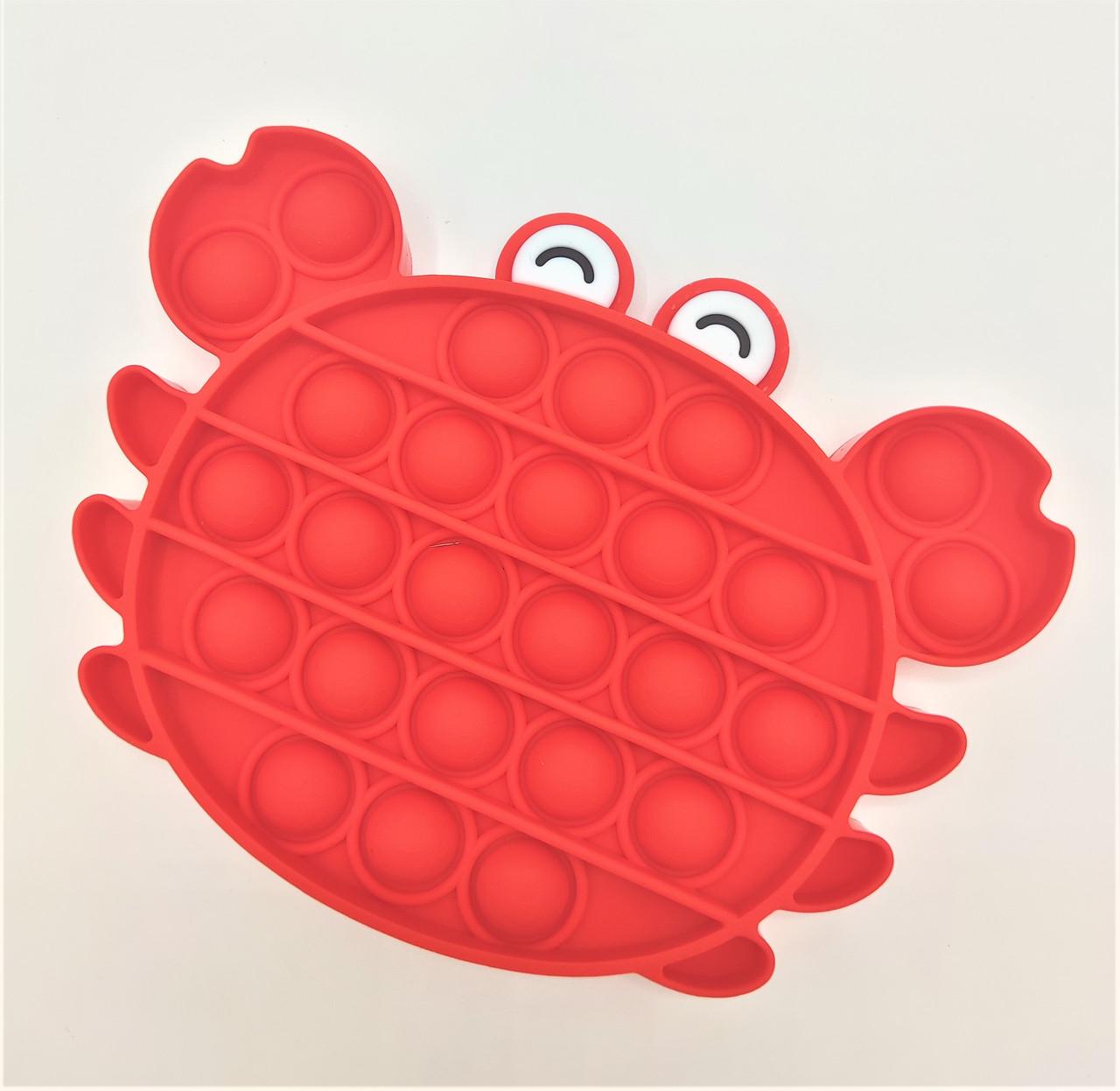 Игрушка-антистресс Pop-it QL040067 краб Красный
