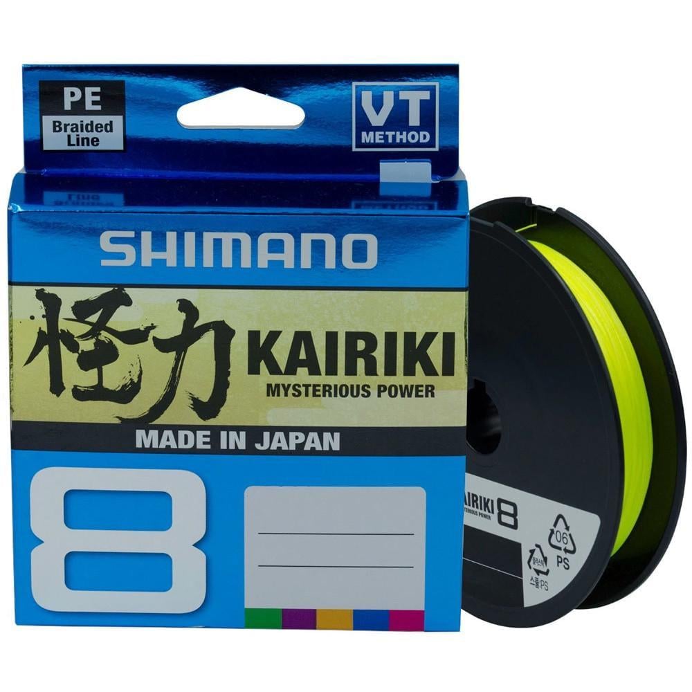 Шнур Shimano Kairiki 8 PE 0,16 мм 10,3 кг 150 м Yellow (1971354209)