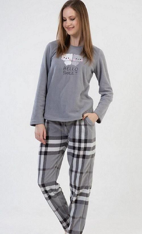 Комплект флісовий Vienetta кофта/штани L Сірий (2100012) Комплект флісовий Vienetta кофта/штани L Сірий (2100012)