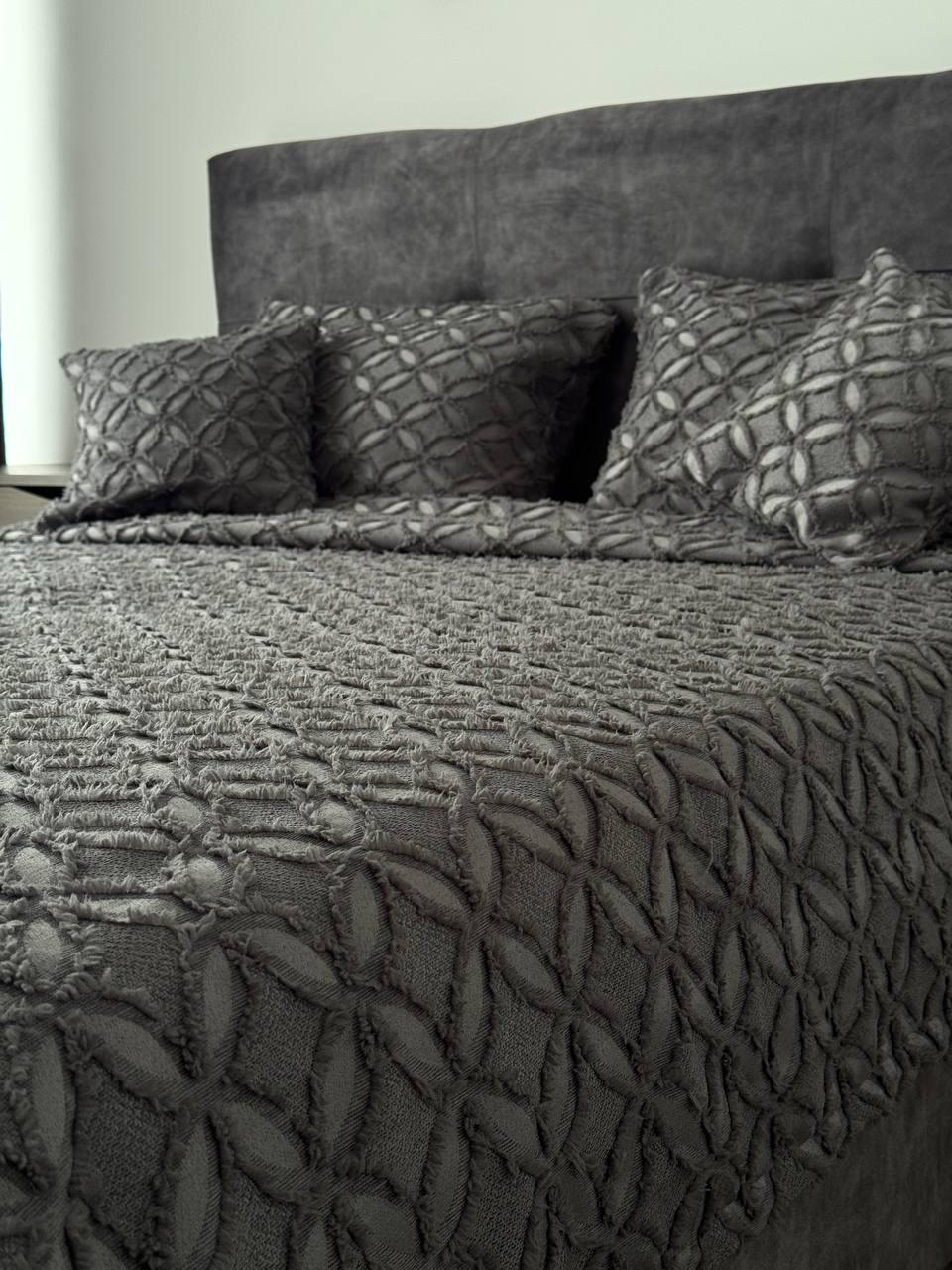 Покрывало Фрея 140x250 см Графитовый (21621-10-140x250cm) - фото 12