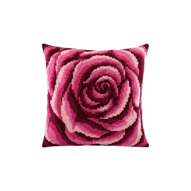 Набор для вышивания крестиком подушки Чарівниця Z-02 Роза (7230)