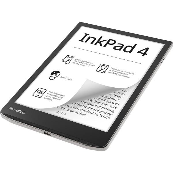 Электронная книжка PocketBook 743G PB743G-U-CIS InkPad 4 IPX8 32 Гб Stundust Silver (12059177) - фото 4