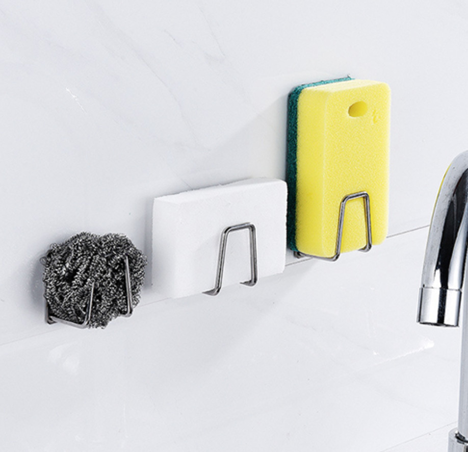 Крючок-подставка под мочалку для кухонной раковины 5914 4,5х4,5х3 см белый (4259124) - фото 3 Крючок-подставка под мочалку для кухонной раковины 5914 4,5х4,5х3 см белый (4259124) - фото 3
