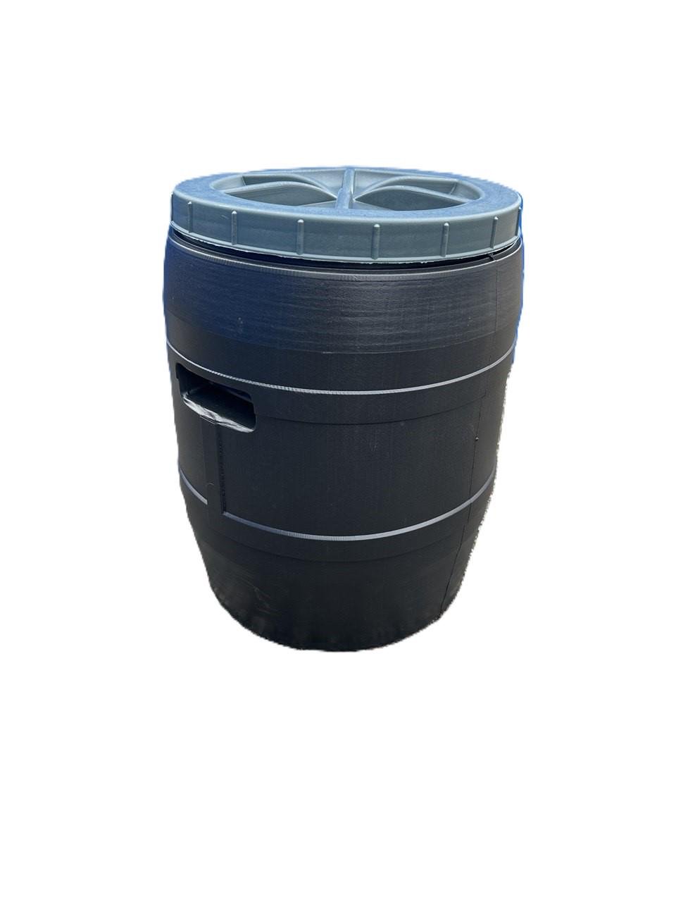 Бочка кругла Консенсус 30 л Чорний (№ 000000055) - фото 1 Бочка кругла Консенсус 30 л Чорний (№ 000000055) - фото 1